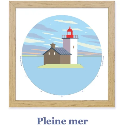 Horloge des marées (visuel évolutif pleine / basse mer) - Agon