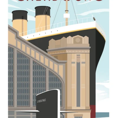 Affiche Cherbourg - La Cité de la Mer