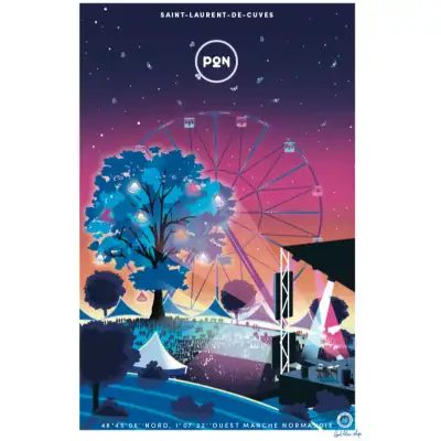 Affiche Festival Papillon de nuit