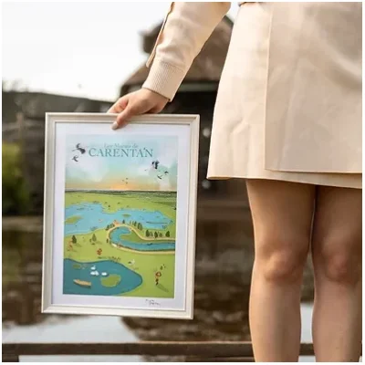 Affiche Les marais de Carentan