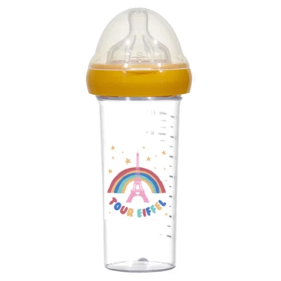 Biberon Paris tour eiffel arc-en-ciel 210 mL souvenirs made in france idée cadeau naissance le biberon français