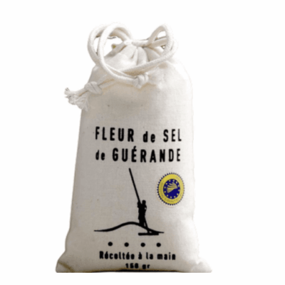Fleur de Sel de Guérande 150g en Sachet tissu