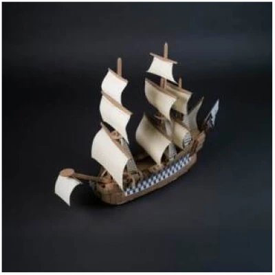 Maquette carton à construire vaisseau louis XIV activité ludique idée cadeau enfant passionné bateaux vaisseaux mazette quelle maquette