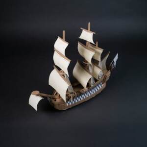 Maquette carton à construire vaisseau louis XIV activité ludique idée cadeau enfant passionné bateaux vaisseaux mazette quelle maquette