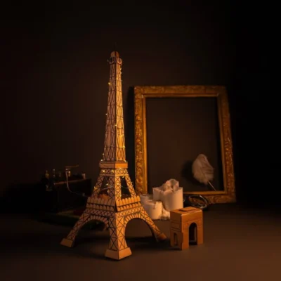 Maquette Tour Eiffel carton ludique activité souvenir souvenirs france enfant adulte