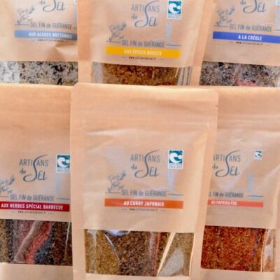 Lot de 6 sels de Guérande aromatisés