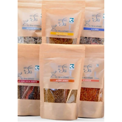 Lot de 6 sels de Guérande aromatisés