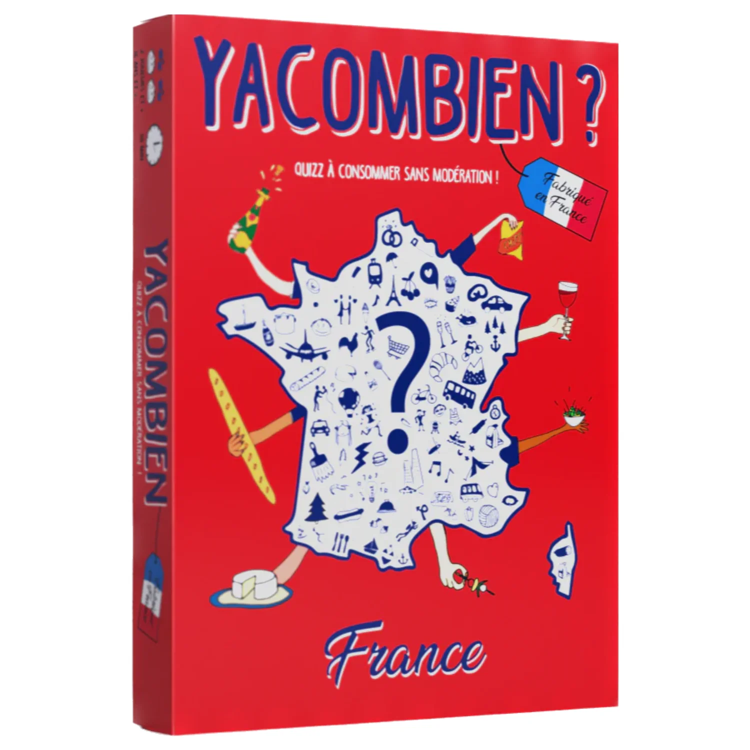 Jeu de société Yacombien quizz histoire france fun amusant 100% made in france adulte enfant famille