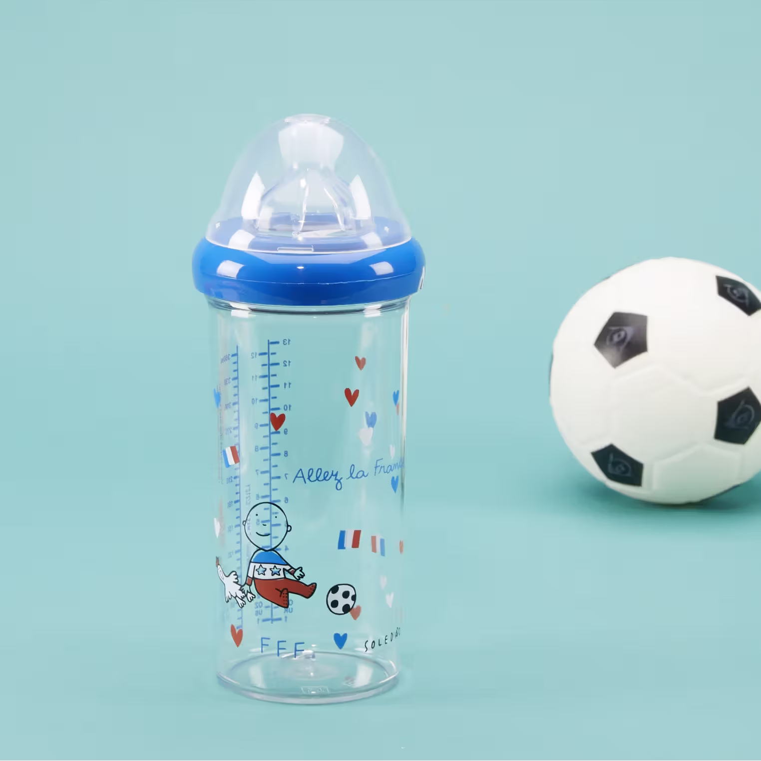 Biberon Français FFF fédération française de football souvenir souvenirs 100% made in France
