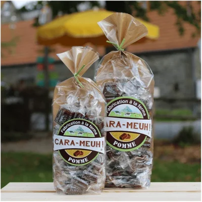 Caramels pomme cara-meuh ! ferme vains mont saint michel normandie souvenirs 100% made in France idée cadeau
