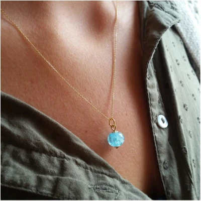 Collier Ile d'Arz Bulles Lagon