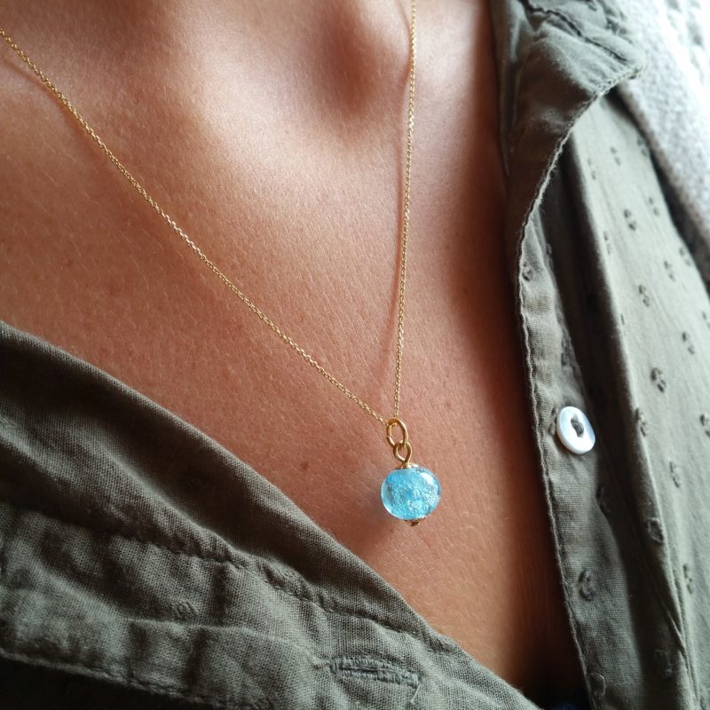 Collier Ile d'Arz Bulles Lagon