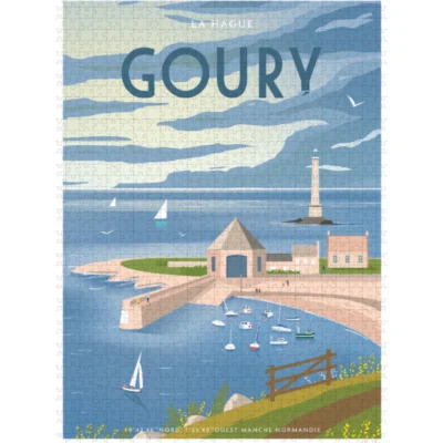 Puzzle Goury Manche Normandie l'oeil bleu souvenir souvenirs Manche Cotentin