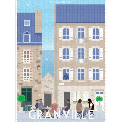 Puzzle Granville 1000 pièces Souvenirs Normandie Manche l'oeil bleu souvenir agon coutainville idée déco cadeau made in France fabrication française