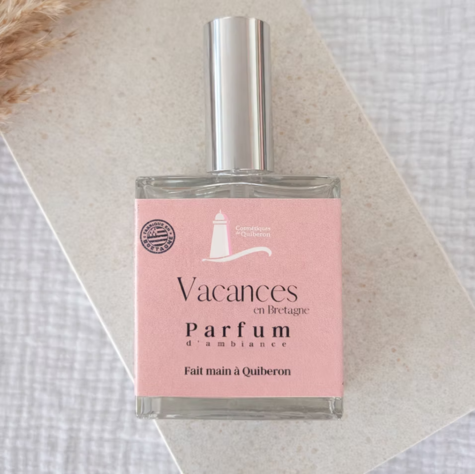 Parfum d'ambiance Vacances en Bretagne souvenir souvenirs 100% made in France Breizh idée cadeau