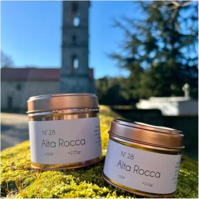 Bougie Corse Alta Rocca la fabrik de lili souvenirs 100% made in france Alta Rocca corse idée cadeau déco