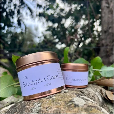 Bougie Eucalyptus Corse la fabrik de lili souvenirs 100% made in france corse idée cadeau déco