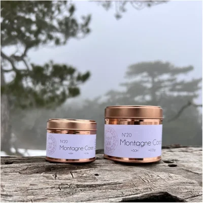 Bougie Montagne Corse la fabrik de lili souvenirs 100% made in france idée cadeau déco