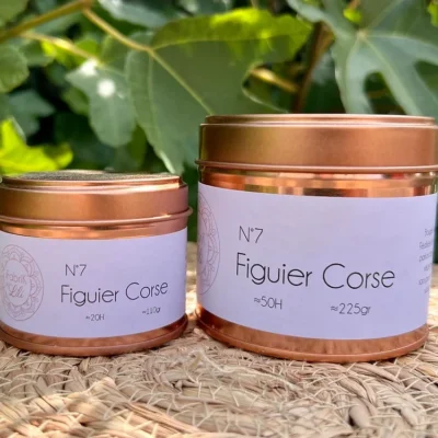Bougie Figuier Corse la fabrik de lili souvenirs 100% made in france idée cadeau déco