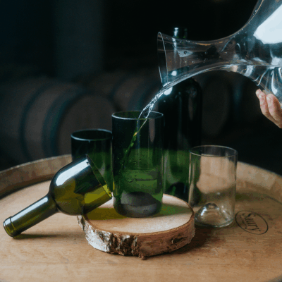 Verres bouteille vin bordeaux idées cadeau château œnologie