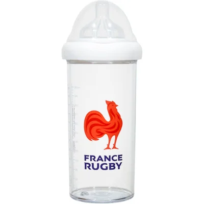 Biberon France Rugby Coq Rouge Supporter Naissance