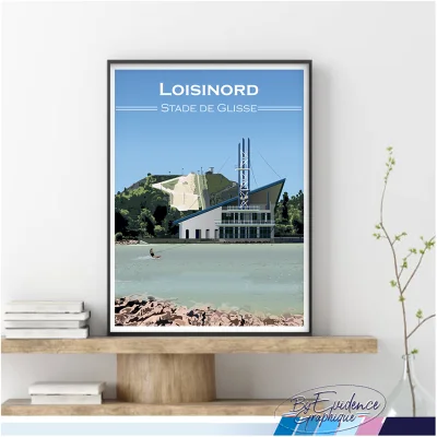 Affiche Stade Glisse Louisinord Hauts de France Souvenirs 100% made in France nord idée cadeau déco