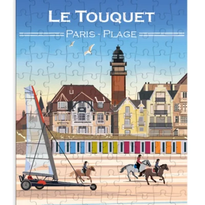 Puzzle le touquet paris plage côte d'opale hauts de france souvenirs nord