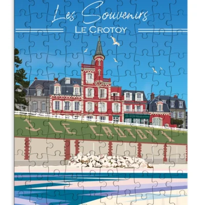 Puzzle Le Crotoy Les souvenirs hauts de france souvenirs 100% made in france idée cadeau déco cadeau ludique