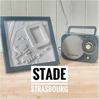 Stade Strasbourg La Mainau RC Racing Supporter idée cadeau football