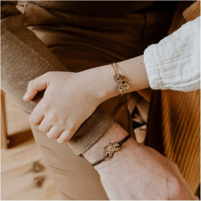 Bracelet bois vélo sportif idée cadeau 100% made in france homme femme enfant