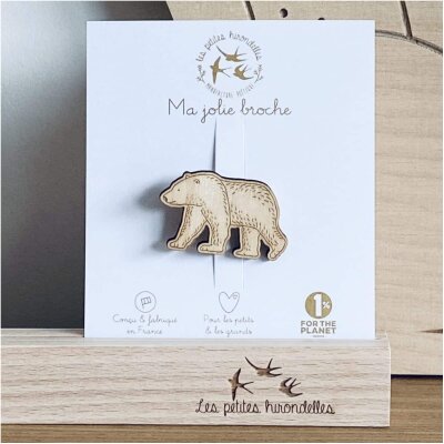 Pin's bois montagnes alpes Pyrénées idée cadeau auvergne rhone alpes les petites hirondelles souvenirs 100% made in france