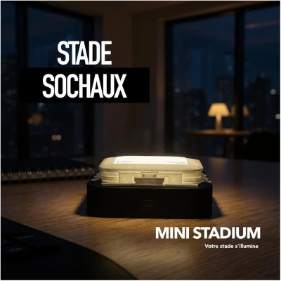 Mini stade lumineux bonal sochaux région Bourgogne franche comté Doubs souvenirs 100% made in France idée cadeau supporter