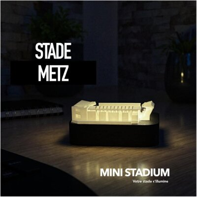 Mini stade lumineux saint symphorien metz grand est souvenirs 100% made in France idée cadeau supporter