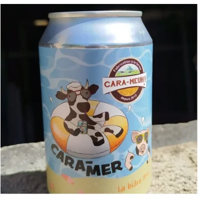 Bière La ferme des Cara-Meuh! Cara-Mer IPA caramels normandie Vains Manche