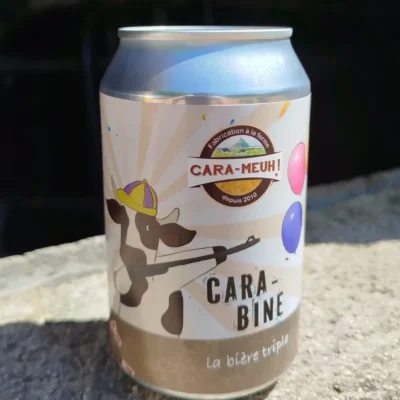Bière La ferme des Cara-Meuh! Cara-Mer Triple artisanale caramels normandie Vains Manche