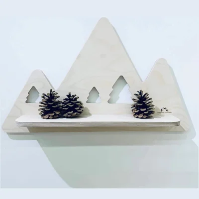 étagère bois montagnes idée déco cadeau chambre enfants souvenirs 100% made in france
