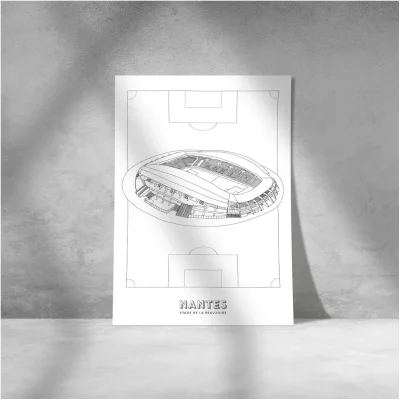 Stade Nantes La Beaujoire Idée cadeau souvenirs 100% made in france supporter sportif fan football