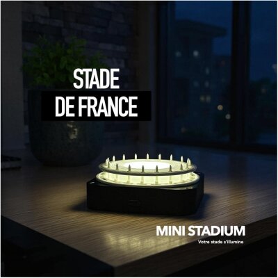 Mini stade lumineux Stade de France Paris Ile de France souvenirs 100% made in France idée cadeau supporter