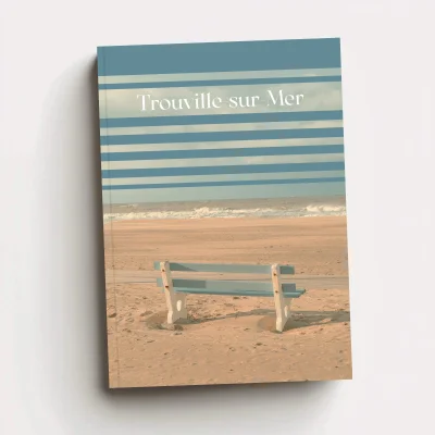 Carnet Trouville Normandie Calvados Nuance Papiers souvenirs 100% made in France souvenir vacances photographie