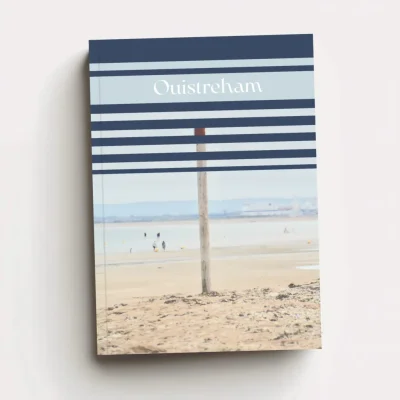 Carnet Ouistreham plage Normandie Calvados Nuance Papiers souvenirs 100% made in France souvenir vacances photographie