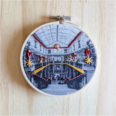 Kit de broderie Nantes Pays de la Loire Souvenirs 100% made in france idée cadeau loisirs créatifs The comptoir