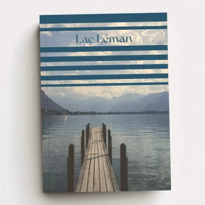 carnet Lac Léman Haute Savoie Auvergne Rhône Alpes souvenirs 100% made in France idées cadeaux produits régionaux Nuance papier photographie