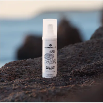 Crème fluide hydratante Nominoë cosmétiques bretagne Perros guirrec souvenirs 100% made in France