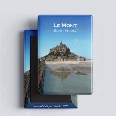 Magnet Mont Saint Michel Normandie Evidence Graphique SOUVENIRS 100% Made in France