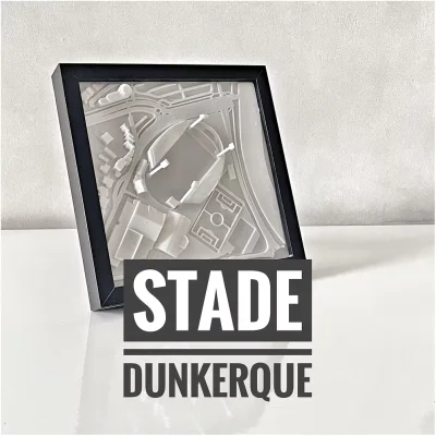 Stade Dunkerque 3D idée cadeau souvenirs 100% made in France
