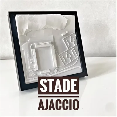 Stade François Coty Ajaccio Park Idée cadeau supporter Made in France