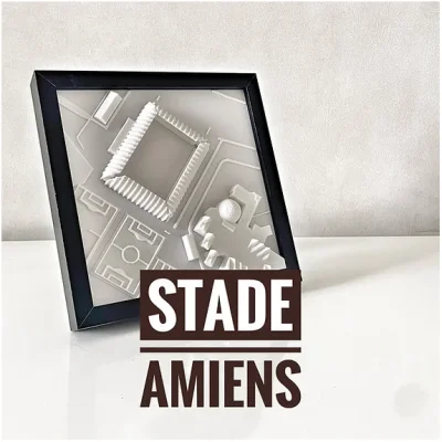 Stade de la Licorne Amiens Park 3D Idée cadeau supporter Made in France