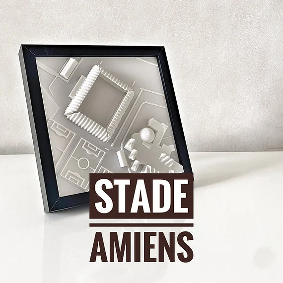 Stade de la Licorne Amiens Park 3D Idée cadeau supporter Made in France