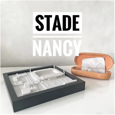 Stade Nancy Marcel Picot 3D Idée cadeau supporter Made in France