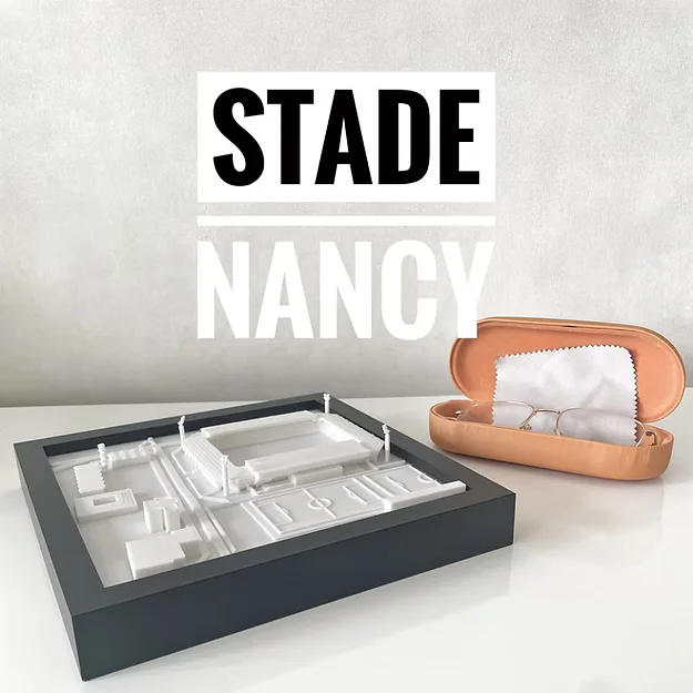 Stade Nancy Marcel Picot 3D Idée cadeau supporter Made in France